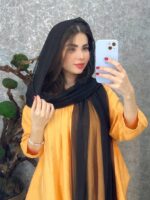 شال توری مشکی ساده - Image 4