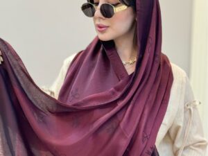 شال پاپیونی ژاکارد