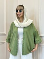 شومیز لینن آستین پاکتی - Image 20