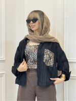شومیز وکراپ پلنگی