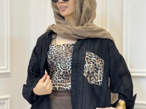 شومیز وکراپ پلنگی