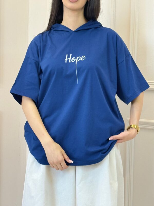 تیشرت کلاه‌دار Hope - Image 4