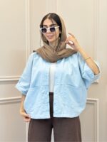 شومیز لینن پانچ - Image 6