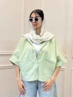 شومیز لینن پانچ - Image 10