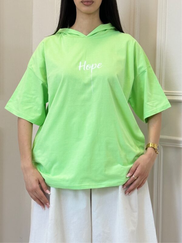 تیشرت کلاه‌دار Hope - Image 7