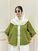 شومیز لینن پانچ - Image 8