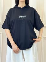 تیشرت کلاه‌دار Hope - Image 3