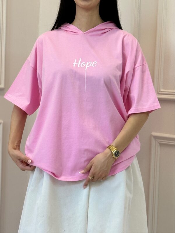 تیشرت کلاه‌دار Hope - Image 8