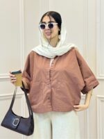 شومیز لینن پانچ - Image 3