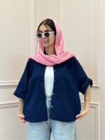 شومیز لینن پانچ - Image 7