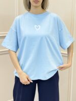 تیشرت یقه گرد قلب - Image 2