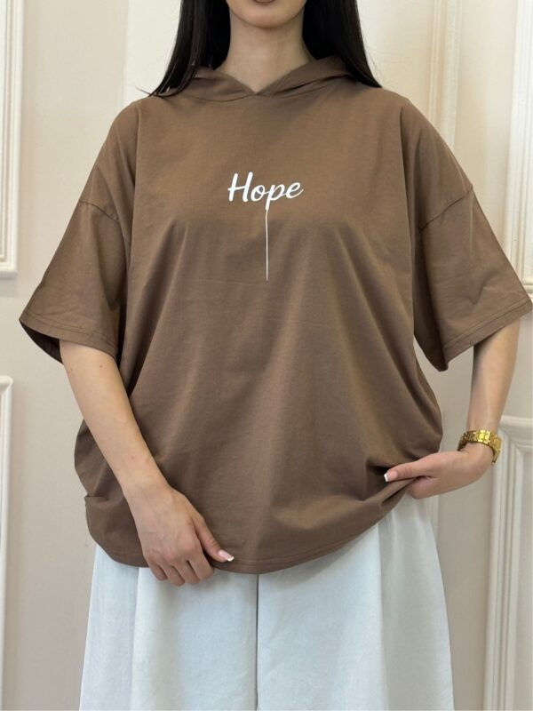 تیشرت کلاه‌دار Hope - Image 9