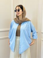 شومیز لینن تک جیب - Image 9