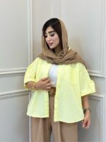 شومیز لینن آستین‌دکمه - Image 3