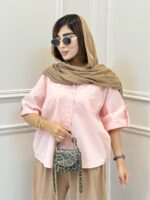 شومیز لینن آستین‌دکمه - Image 2