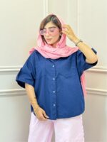 شومیز لینن آستین‌دکمه - Image 11