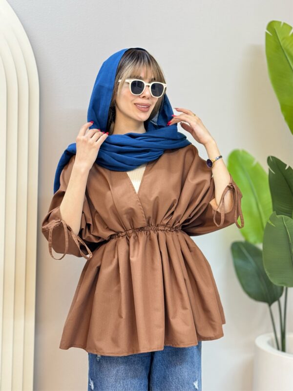 مانتو عروسکی کمرکش - Image 7