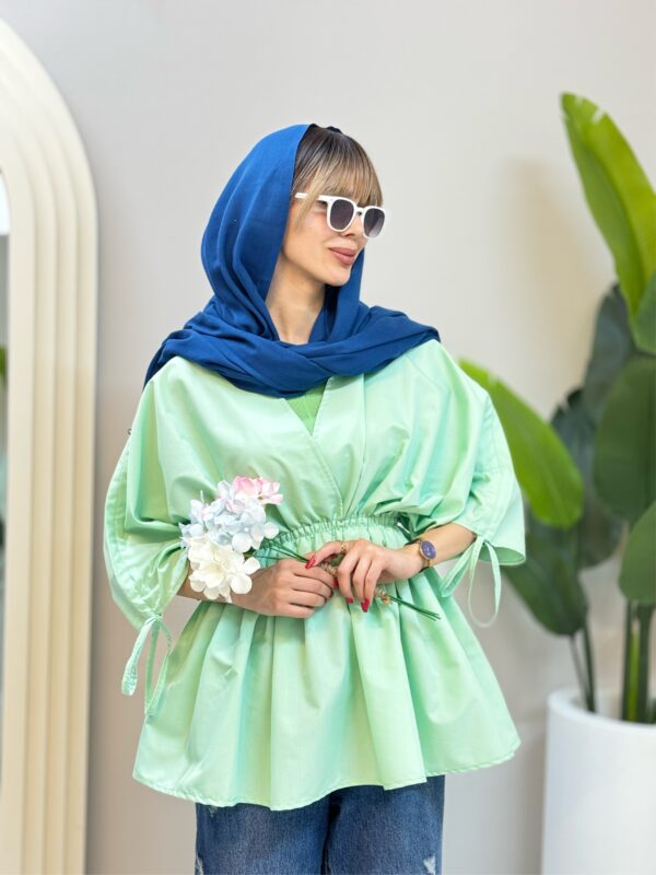 مانتو عروسکی کمرکش - Image 5