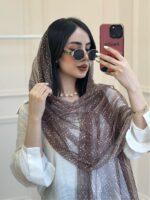 شال‌توری‌طرح دار موکا - Image 5