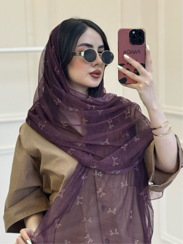 شال توری پاپیون - Image 10