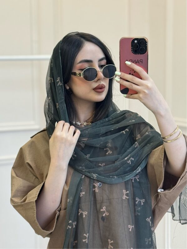 شال توری پاپیون - Image 6