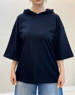 تیشرت کلاهدار ساده - Image 16
