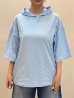 تیشرت کلاهدار ساده - Image 10