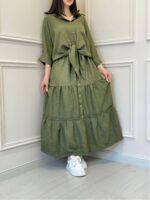 شومیز دامن پایین گره - Image 7