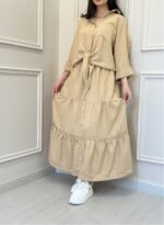 شومیز دامن پایین گره - Image 4
