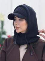 ست(هدبند نقابدار و‌ کلاه‌سرهمی)